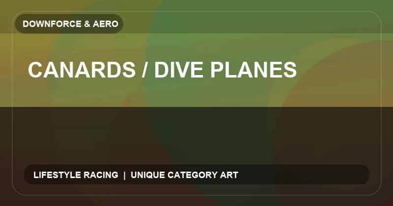 Canards / Dive Planes